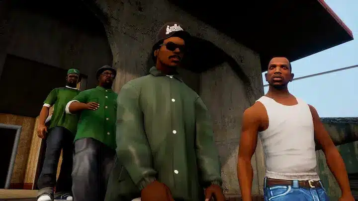 Grand Theft Auto San Andreas screen