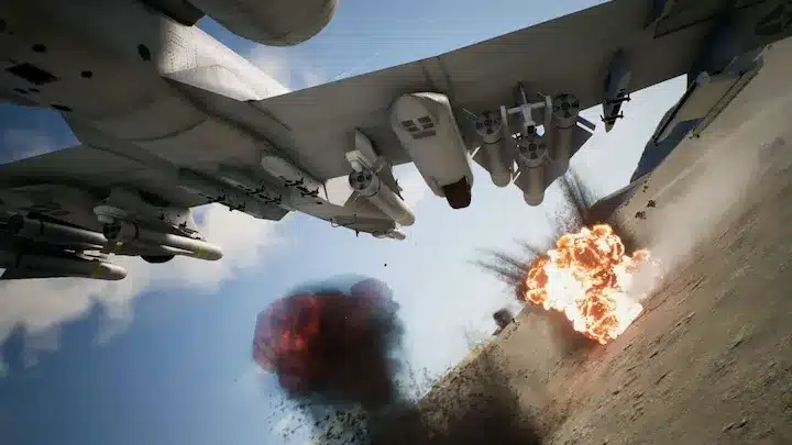 Ace Combat 7: Skies Unknown screen