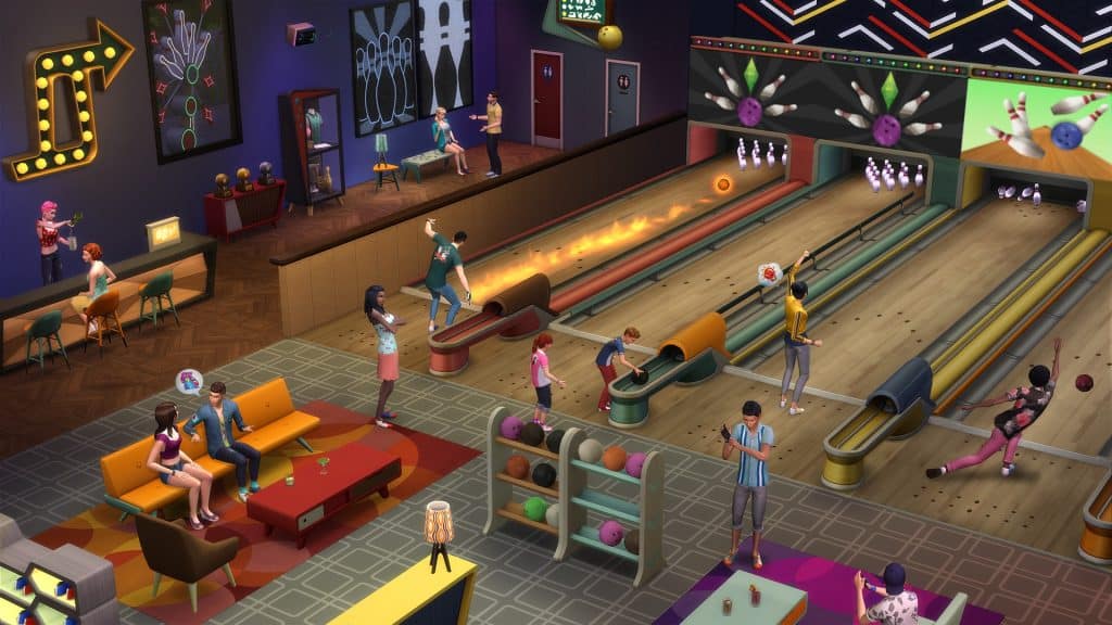 Les Sims 4 Soirée Bowling gratuit