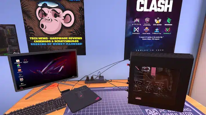 PC Building Simulator screen jeu PC