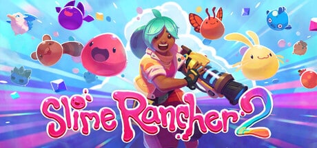 slimes colorés dans un enclos