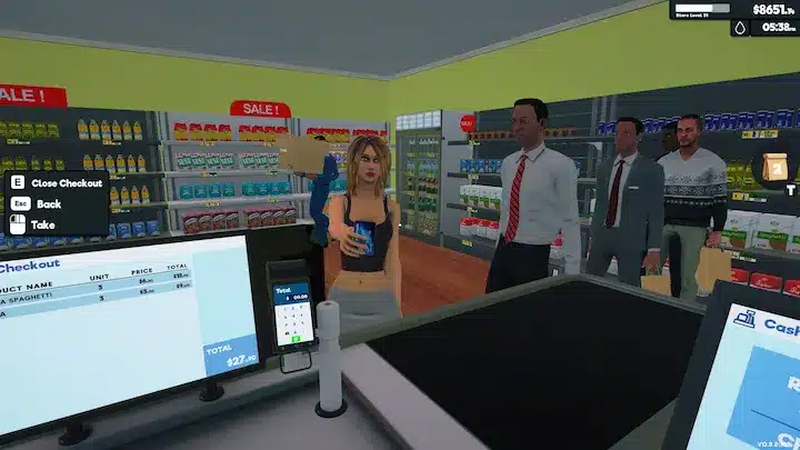 Supermarket Simulator screen pc