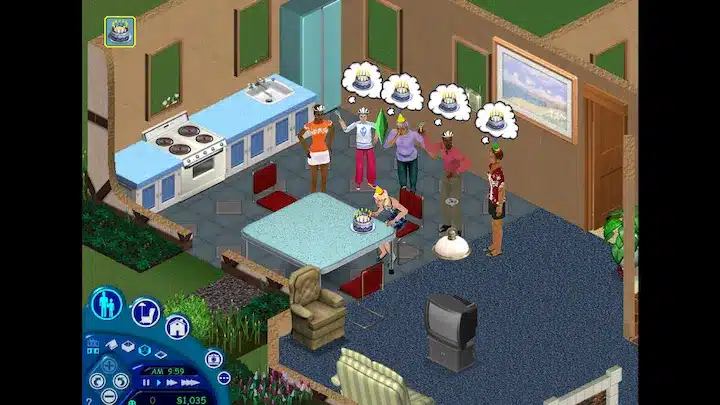 Les Sims 1 screen jeu PC