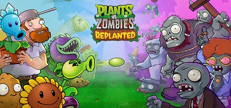 Plants vs. Zombies: Replanted Disponible sur PC 1 défense de jardin avec tournesols et tire-pois